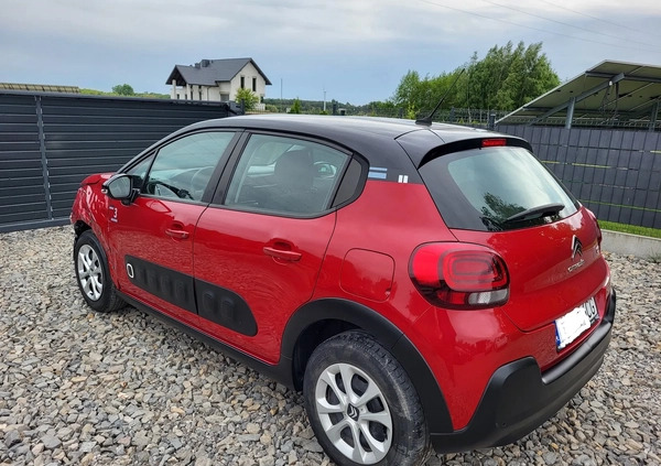 Citroen C3 cena 23500 przebieg: 94000, rok produkcji 2019 z Dobra małe 407